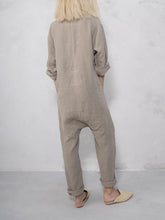 Load image into Gallery viewer, Casual Loose Soft Cotton Linen Jumpsuit