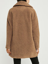 Load image into Gallery viewer, Medium Long Solid Color Teddy Coats