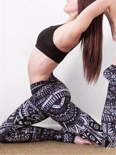 Load image into Gallery viewer, Fashion Ethnic Print High Waist Hip Yoga Pants