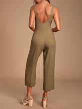 Load image into Gallery viewer, Fashion Wide-Leg Overalls Sleeveless Jumpsuit