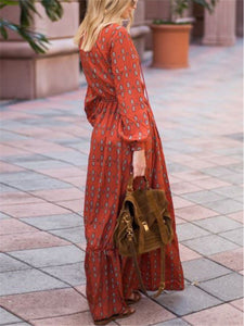 Bohemian print dress