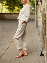 Load image into Gallery viewer, Simple Casual Loose Top Pants Set