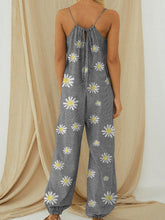 Load image into Gallery viewer, Fashion Printed Bouquet Feet Jumpsuit