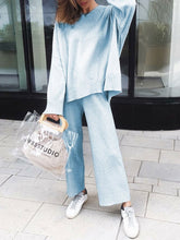 Load image into Gallery viewer, V-neck Loose-knit Two-piece