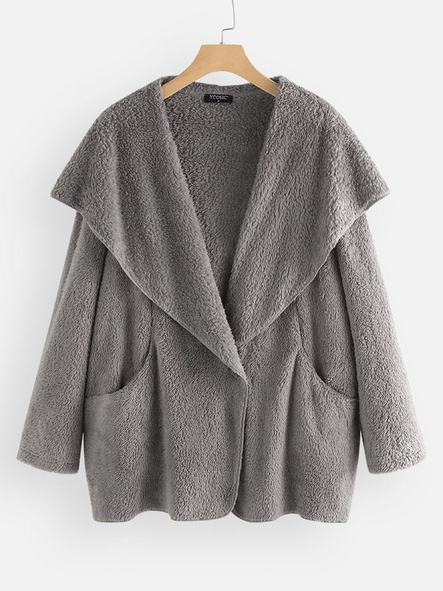 Plush coat