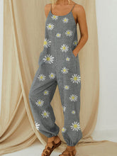 Load image into Gallery viewer, Fashion Printed Bouquet Feet Jumpsuit