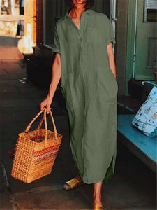 Simple Loose Casual Comfortable Soft Dress