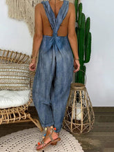 Load image into Gallery viewer, Printed Casual Bib Overalls