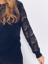 Load image into Gallery viewer, Casual Sexy Lace Long Sleeve Top