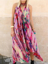 Load image into Gallery viewer, Bohemian Loose Tie Dye Camisole Dress