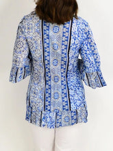 Load image into Gallery viewer, Blue Persian Tiles Tunic T-Shirts