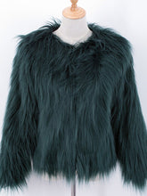 Load image into Gallery viewer, Faux Fur Square Collar Short Jacket Fashion Street Style Coat