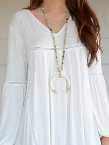 Cotton and Linen Casual Dress