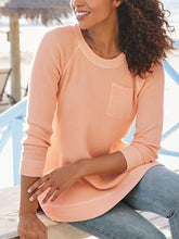 Load image into Gallery viewer, Casual Solid Color Pocket Long Sleeve T-Shirt