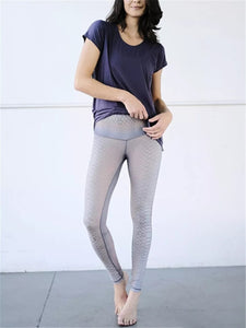 Fashion Intensive Fish Scale Print Tight Yoga Pants