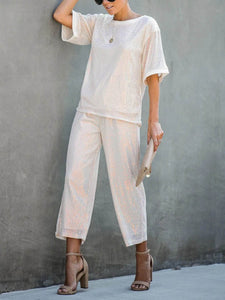 Short Sleeve Loose Suit