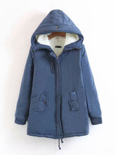 Load image into Gallery viewer, Hooded Pocket Cotton Lining Coat