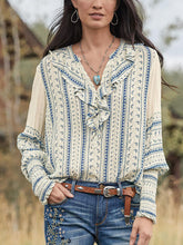 Load image into Gallery viewer, Casual Ethnic Style Long Sleeve T-Shirt