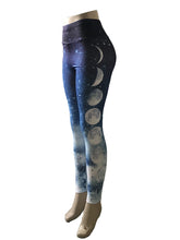 Load image into Gallery viewer, Women Moon Print Active Wear Workout Yoga Leggings