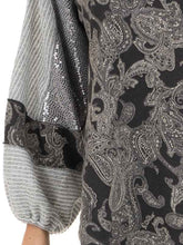 Load image into Gallery viewer, Crew Neck Long Sleeve Embroidered Blouse