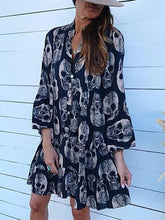 Load image into Gallery viewer, Printed Casual Dress