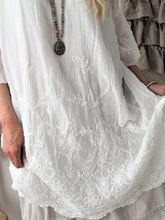 Load image into Gallery viewer, Cotton and Linen Casual Lace Dress