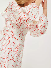 Load image into Gallery viewer, Love Print Long Sleeve Tea Dress
