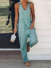 Load image into Gallery viewer, Color Sleeveless Overall Jumpsuit