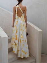 Load image into Gallery viewer, Bohemian Vacation Beach Floral Dress