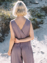 Load image into Gallery viewer, Solid Color Linen Jumpsuit with Pockets