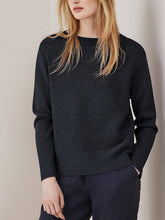 Load image into Gallery viewer, Boat Neck Casual Knitted Sweater