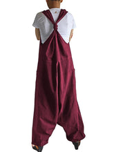 Load image into Gallery viewer, Pure Color Sleeveless Loose Casual Jumpsuit Overalls With Pockets