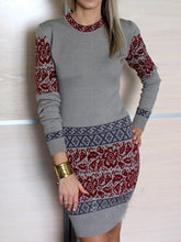 Load image into Gallery viewer, Crew Neck Casual Dresses