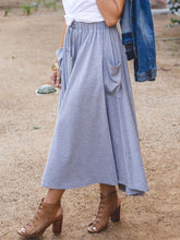 Load image into Gallery viewer, Women Casual Dress Lace Up Pocket Skirt