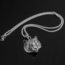 Load image into Gallery viewer, Hip Hop Rock Stainless Steel Jewelry Tiger Head Necklace