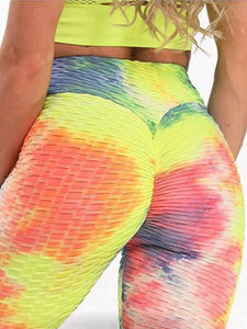 Sexy Colored Printed Yoga Track Pants