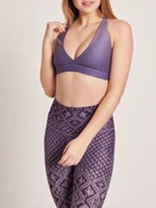 High Waist Hip Geometric Print Yoga Tights