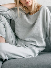 Load image into Gallery viewer, Casual Loose Comfortable Cotton Linen Top Pants Set