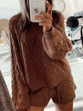 Load image into Gallery viewer, Solid Color Knit Leisure Suits