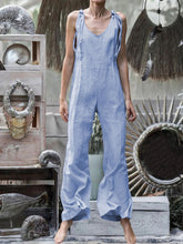 Load image into Gallery viewer, Sexy Deep V Vest Wide-Legged Jumpsuit