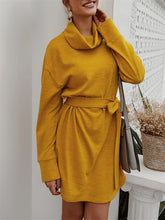 Load image into Gallery viewer, Casual loose base versatile long-sleeved sweater dress