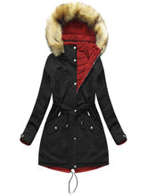 Load image into Gallery viewer, Fashion Hooded Plus Velvet Warm Coat