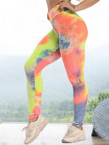 Sexy Colored Printed Yoga Track Pants