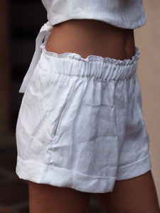 Cotton and Linen Casual Shorts