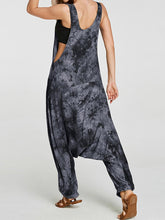 Load image into Gallery viewer, Vintage Tie-Dyed Pocket Casual Harem Romper Jumpsuit