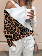 Load image into Gallery viewer, Autumn and Winter Fashion Mosaic Leopard Sweater