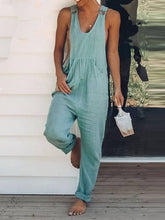 Load image into Gallery viewer, Color Sleeveless Overall Jumpsuit