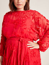 Load image into Gallery viewer, Plus Size Bell Amal Textured Mini Dress