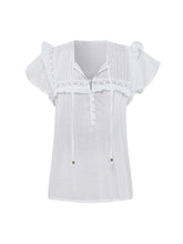 Load image into Gallery viewer, Women Beach Casual Short Sleeve Blouse