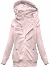 Load image into Gallery viewer, Fashion Hooded Solid Color Coat